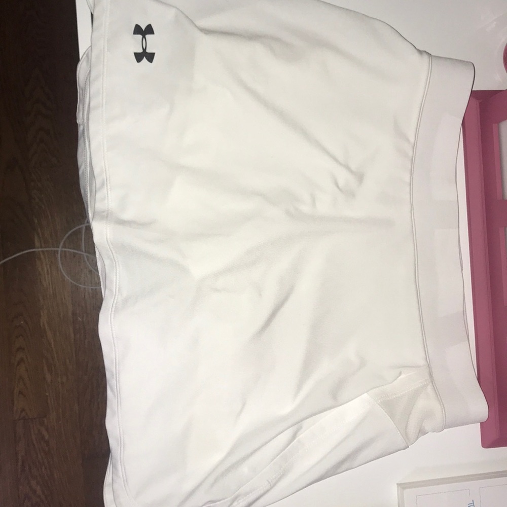 White under armour skirt